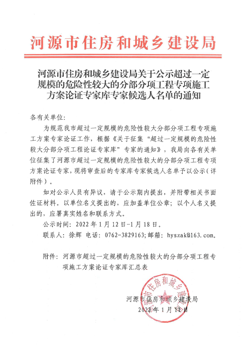 河源市住房和城乡建设局关于公示超过一定规模的危险性较大的分部分项工程专项施工方案论证专家库专家候选人名单的通知_1.png